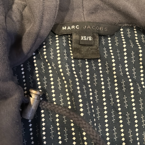 Oversized Marc Jacobs Navy blue hooded sweater jacket XS - Picture 2 of 4